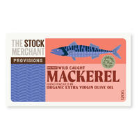 The Stock Merchant Wild Mackerel In Extra Virgin Olive Oil 120g