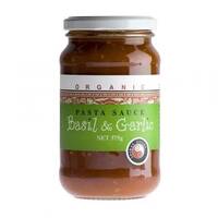 Spiral Pasta Sauce Basil & Garlic 375g