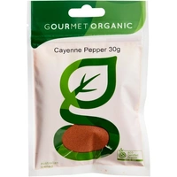 Gourmet Organic Cayenne Pepper 30g
