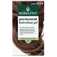Herbatint Permanent Hair Colour Gel 6D Dark Golden Blonde