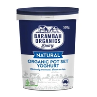 Barambah Organic Yoghurt Natural 500g