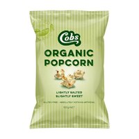 Cobs Organic Lightly Salted Slightly Sweet Popcorn 120g