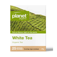 Planet Organic White Tea 25 Bags