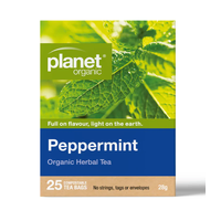 Planet Organic Peppermint Tea 25 Bags