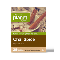 Planet Organic Chai Spice Tea 25 Bags