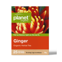 Planet Organic Ginger Tea 25 Bags
