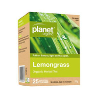Planet Organic Lemongrass Tea 25 bags