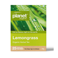 Planet Organic Lemongrass Tea 25 Bags