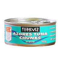 Fish 4 Ever Skipjack Tuna Chunks Brine 160g