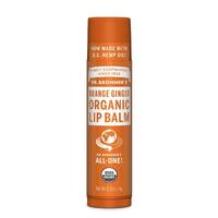 Dr Bronners Organic Lip Balm Orange Ginger 5g