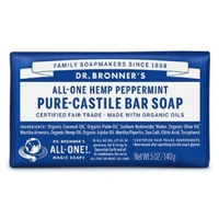Dr Bronner's Soap Bar Peppermint 140g