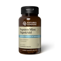 Nature's Sunshine Papaya Mint Digestaid 70 Tablets