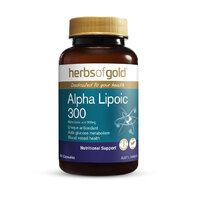 Herbs of Gold Alpha Lipoic 300mg 60 Capsules