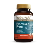 Herbs of Gold Bromelain Forte  60 Capsules