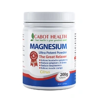 Cabot Health Magnesium Ultra Potent Powder Citrus 200g