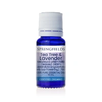 Springfields Essential Oil Tea Tree Lavender Organic 10ml