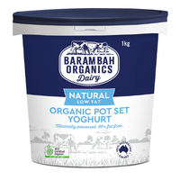 Barambah Organic Yoghurt Low Fat 1kg