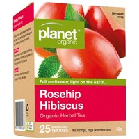 Planet Organic Rosehip Hibiscus Tea 25 bags