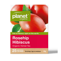 Planet Organic Rosehip Hibiscus Tea 25 Bags