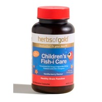 Herbs Of Gold Children's Fish i-Care 60 Capsules