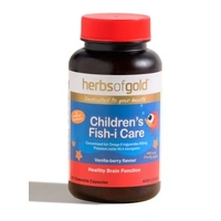 Herbs Of Gold Children's Fish i-Care 60 Capsules