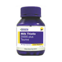 Blooms Milk Thistle 35000+ Taurine 60 Capsules