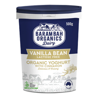 Barambah Organic Yoghurt Vanilla 500g