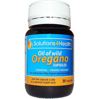 Solutions 4 Health Oregano Oil of Wild 30 Capsules
