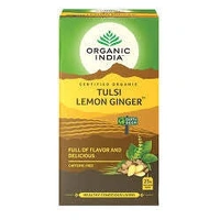 Organic India Teas Tulsi Lemon & Ginger Tea 25 Bags