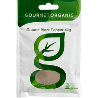 Gourmet Organic Black Pepper Ground 40g
