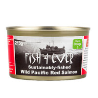 Fish 4 Ever Alaskan Red Salmon 213g