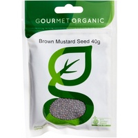 Gourmet Organic Herbs Brown Mustard Seed 40g