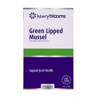 henry blooms Green Lipped Mussel 500mg 60 Capsules
