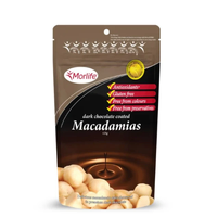 Morlife Dark Chocolate Macadamias 125g