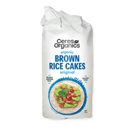 Ceres Organics Brown Rice Cakes Original Sea Salt 110g