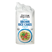 Ceres Organics Brown Rice Cakes Original Sea Salt 110g