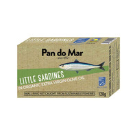 Pan Do Mar Little Sardines in Organic Olive Oil 