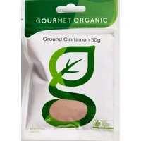 Gourmet Organic Ground Cinnamon 30g