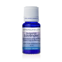 Springfields Essential Oil Lavender Organic 10ml 