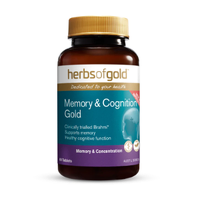 Herbs Of Gold Memory & Cognition Gold 60 Tablets