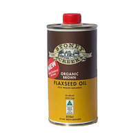 Stoney Creek Flax Oil Org Brown 500ml 