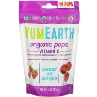 Yum Earth Vitamin C Pop 14pk