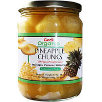 Cecil Organic Pineapple Chunks 500g