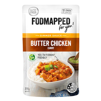 Foodmapped Simmer Sauce Butter Chicken 200g