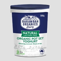 Barambah Organic Lactose Free Yoghurt 500g
