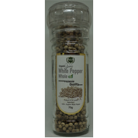 Cecil White Pepper Grinder 60g