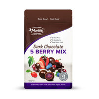 Morlife Dark Chocolate 5 Berry Mix 125g