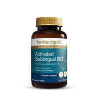 Herbs of Gold Activated B12 Sublingual 75 Tablets
