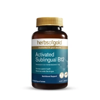 Herbs of Gold Activated B12 Sublingual 75 Tablets 