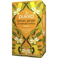Pukka Lemon Ginger & Manuka Honey Tea 20 Bags